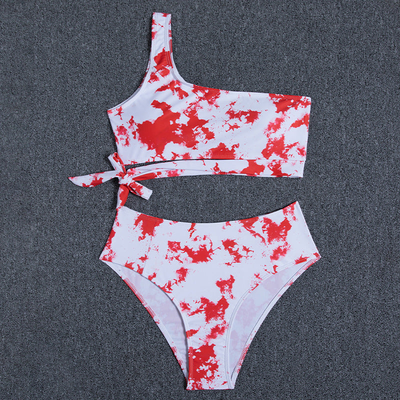 Women's High Waist Bikini Swimsuit With Straps