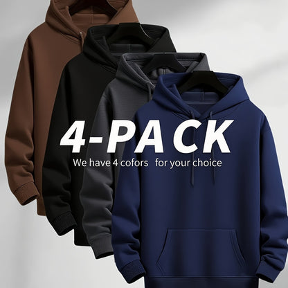 Men's Heavyweight Hoodie Kangaroo Pocket Sweatshirt