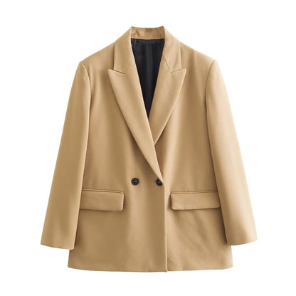 Womens Tailored Double Breasted Blazer
