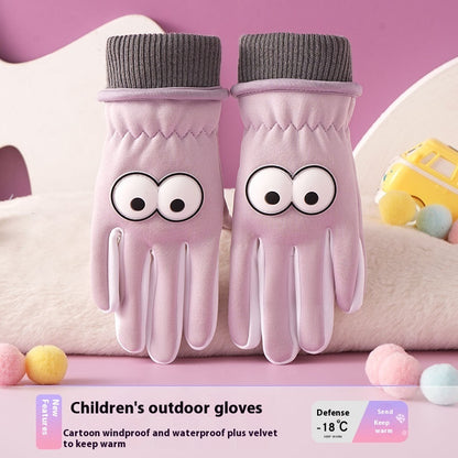Gants Automne-hiver pour enfants Résistantes à l'eau, chaudes