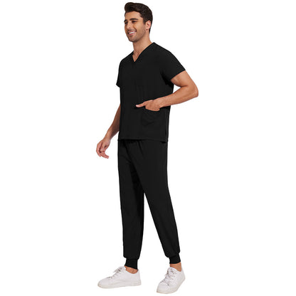 Mens Quick-Drying Comfortable And Stretchy Scrubs Set For Work