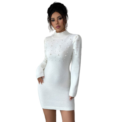 Women's Turtleneck Long Sleeve Dress Sweater