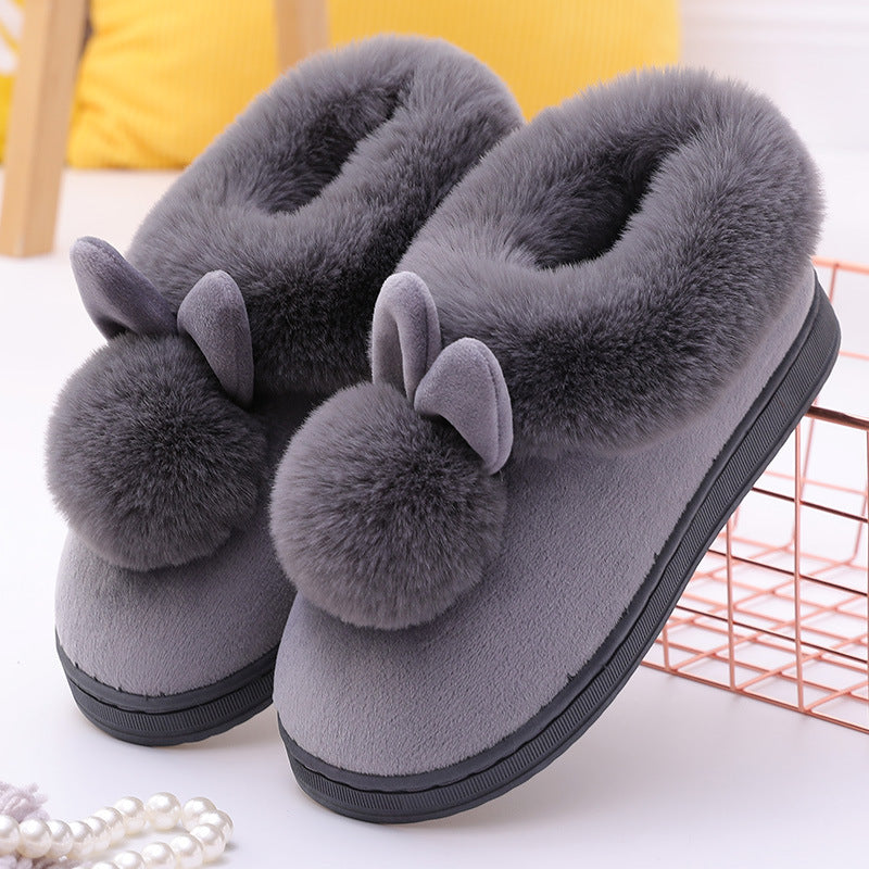 Chaussures à longues oreilles en coton pour hommes et femmes