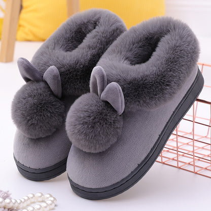 Chaussures à longues oreilles en coton pour hommes et femmes