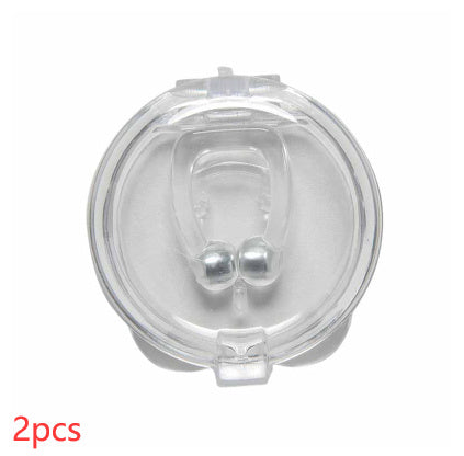 Mini pince-nez magnétique anti-ronflement en silicone