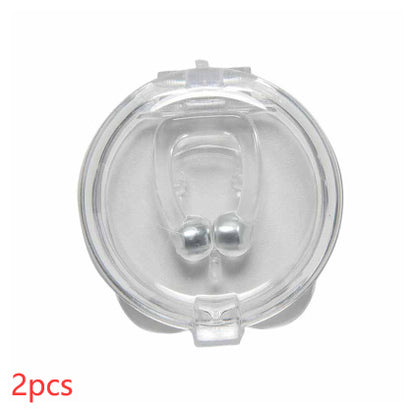 Mini pince-nez magnétique anti-ronflement en silicone