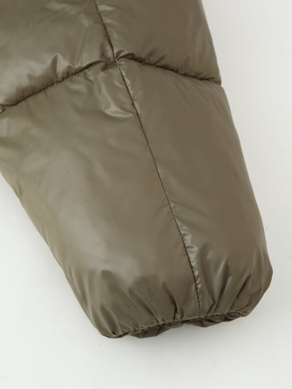 In-stock Quilted Cotton-padded Jacket With Buttons