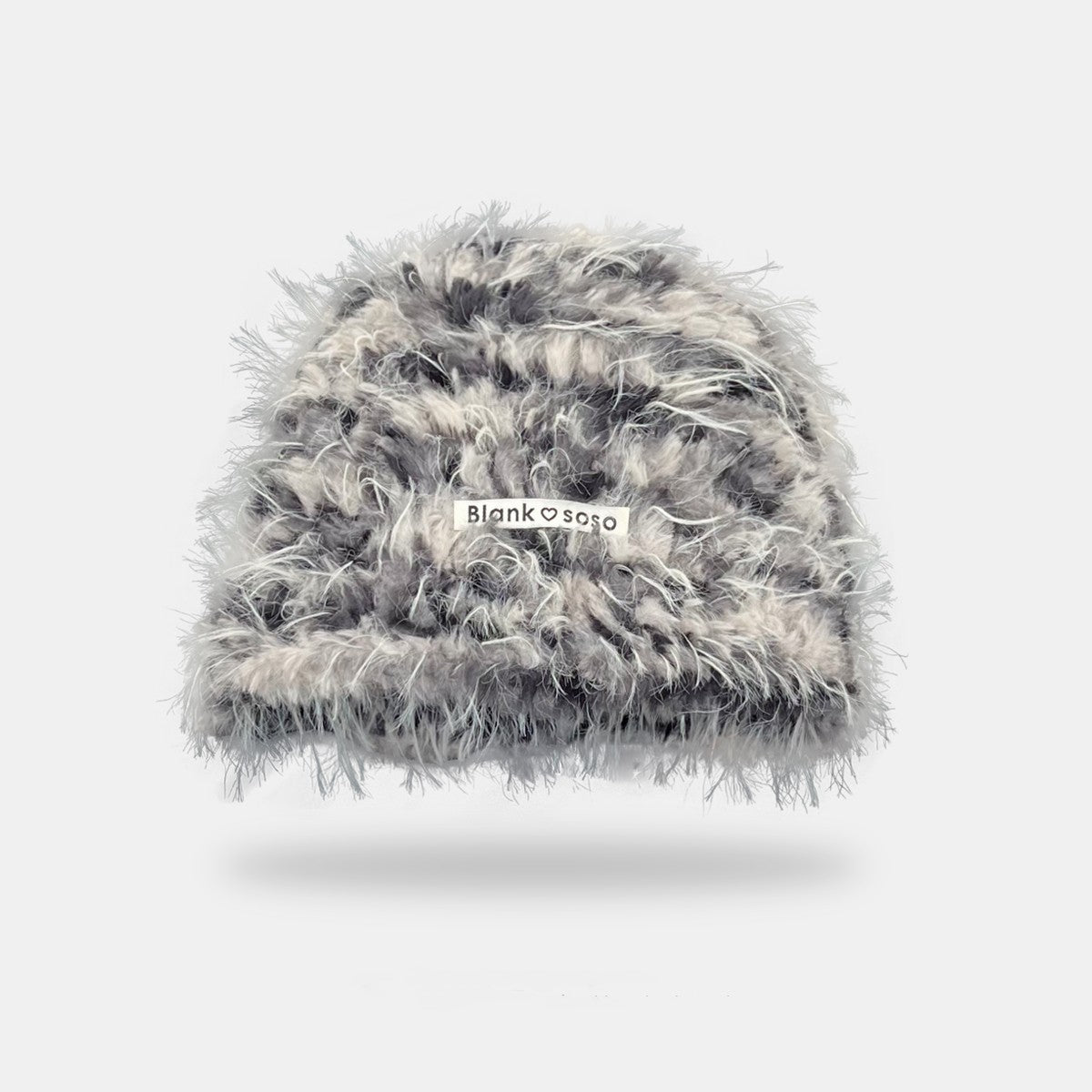 Patch Plush Bonnet Children's Autumn And Winter Earflaps Slipover Beanie Hat Cold-proof