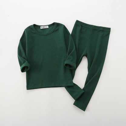 Pyjama épais à manches longues pour enfants, nouvelle collection automne-hiver