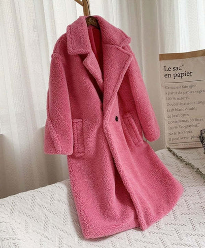 Manteau long en laine a bouton très stylée,  qualité top cozy tendance pour femme