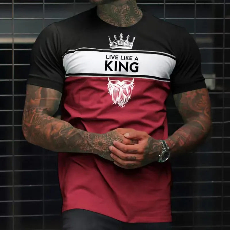 Chemise décontractée à manches courtes et col rond pour homme bien lire les descriptions sur chaque article pour choisir votre bonne grandeur