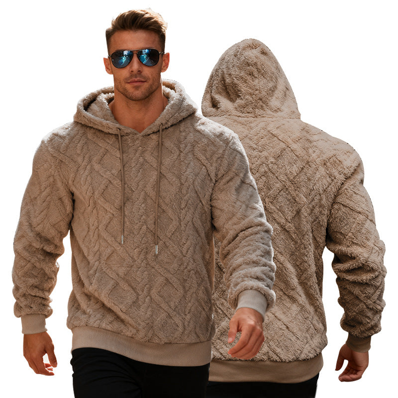 Casual Heavy Double-sided Velvet Loose Pullover Sweatershirt