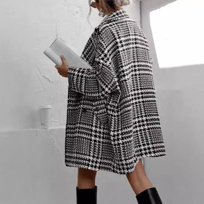 Nouveau manteau en laine épais pour l'automne et l'hiver