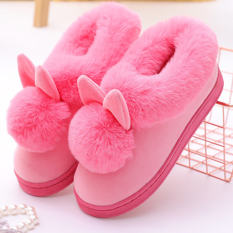 Chaussures à longues oreilles en coton pour hommes et femmes