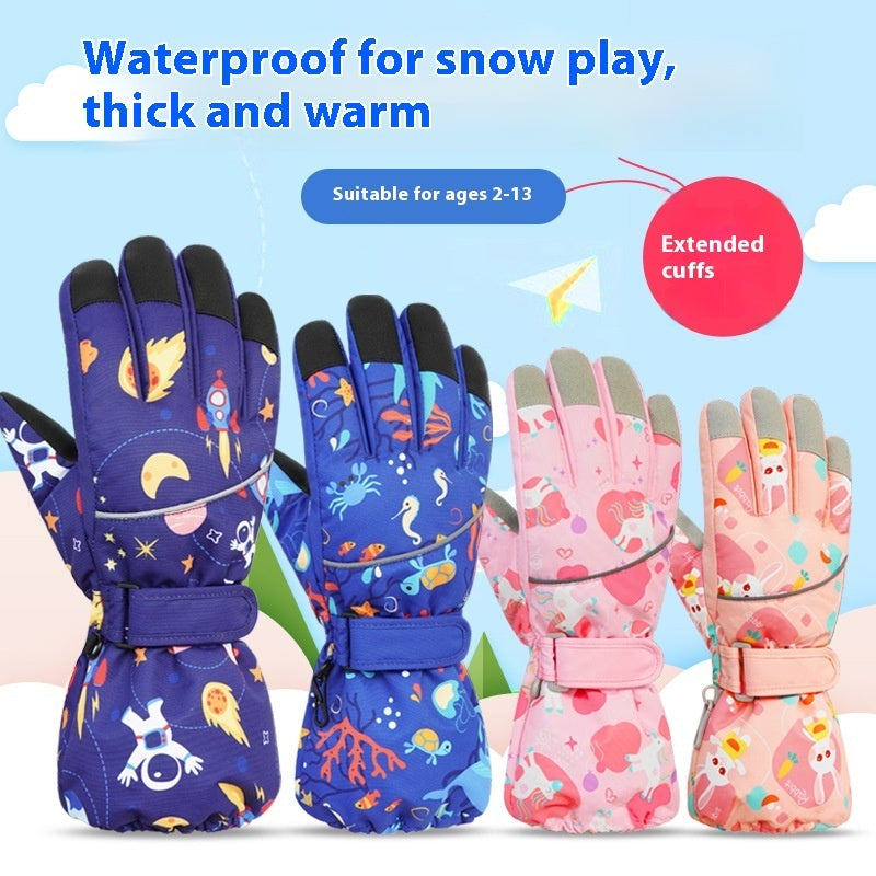 Gants d'hiver pour Enfants Résistance à l'eau et chaudes