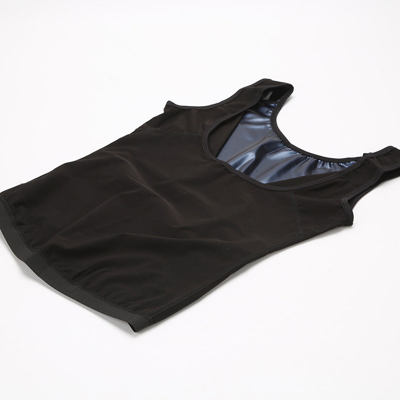 Gilet de sudation en néoprène pour homme, corset amincissant, vêtement de maintien de la taille