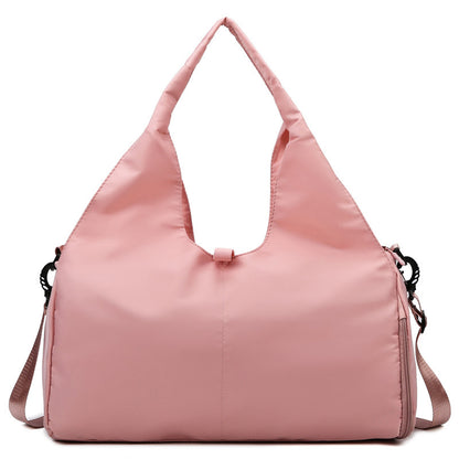 Sac de yoga pour femme, sac de sport, de fitness, séparation sèche et humide, grande capacité de rangement, sacs de voyage, peut contenir des tapis de yoga