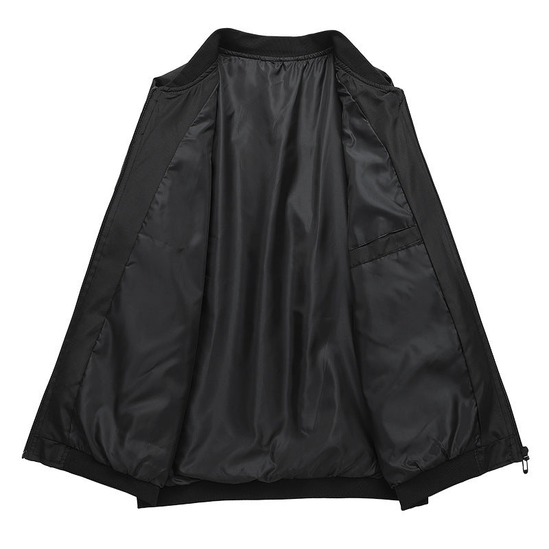 Manteau décontracté de couleur unie pour homme, printemps et automne