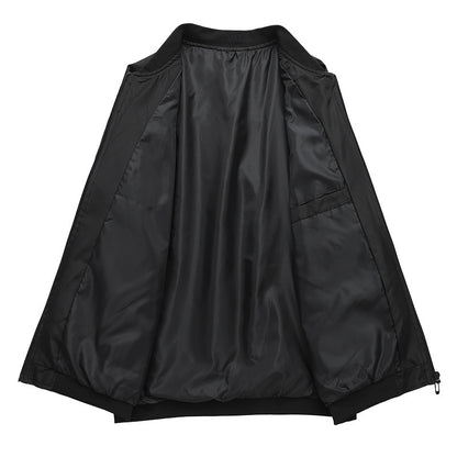 Manteau décontracté de couleur unie pour homme, printemps et automne