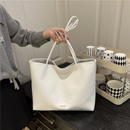 Casual Simple Large Capacity Shoulder Bag Women