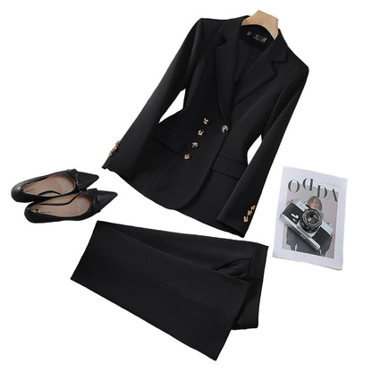 Female Autumn Temperament Fashionable Slim Administrative Set