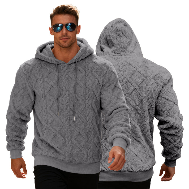 Casual Heavy Double-sided Velvet Loose Pullover Sweatershirt