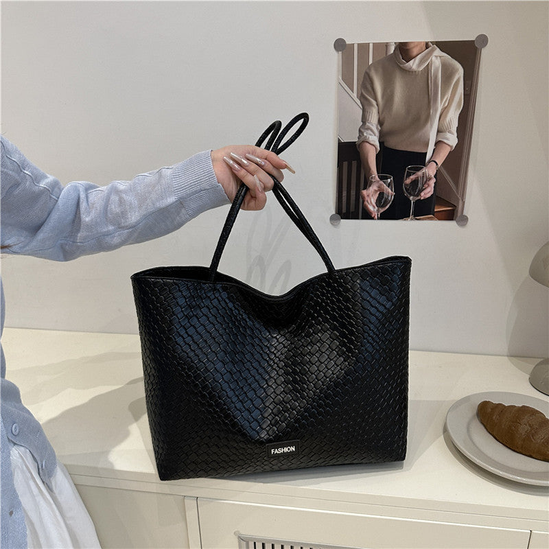 Casual Simple Large Capacity Shoulder Bag Women