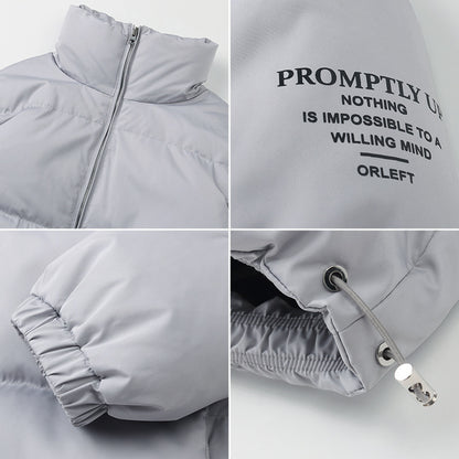 Veste matelassée à col montant pour homme