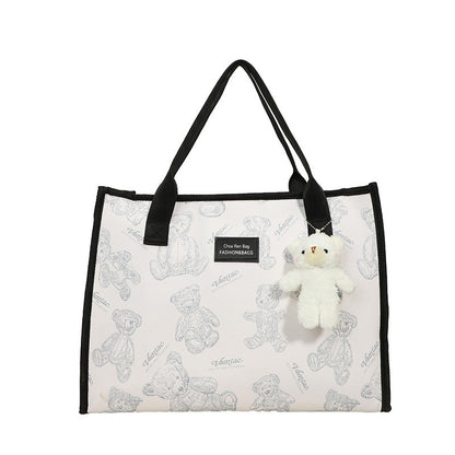 Women's Large Capacity Portable Printed Tote