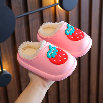 Pantoufles doublé très chaude pour bébé tellement cute et cozy