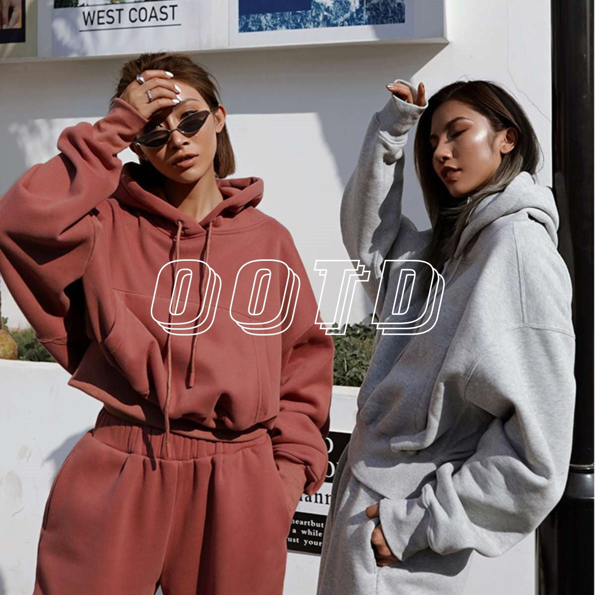 Nouveau style automne et hiver pour femmes, nouveau manteau à capuche décontracté, combinaison de sport