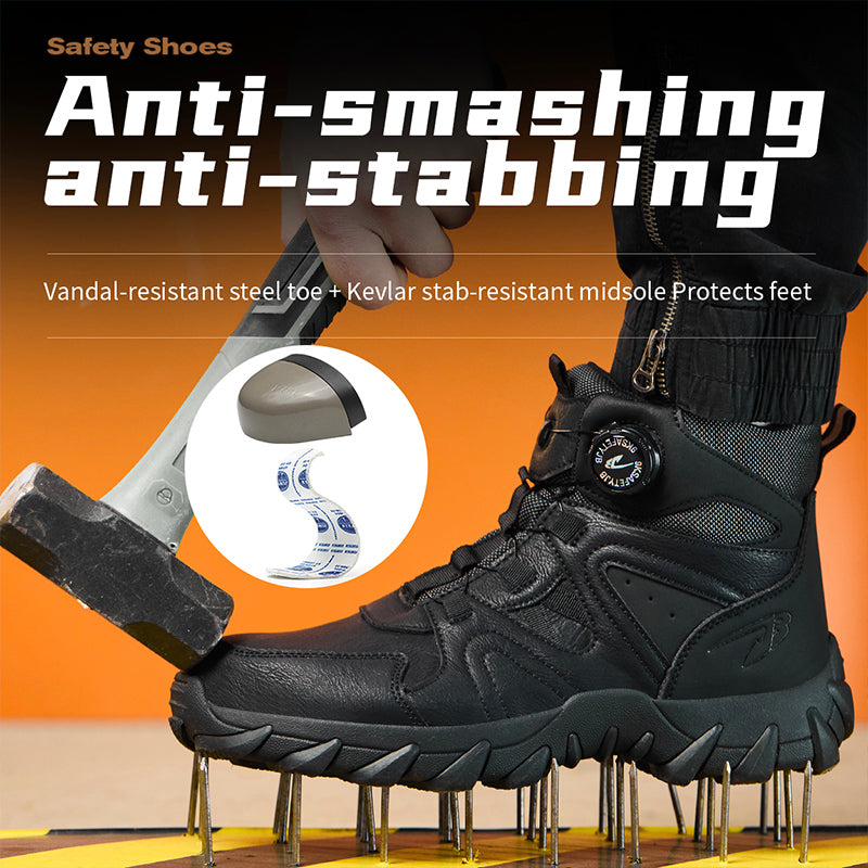 Mens Lightweight Comfortable And Safety Work Boots