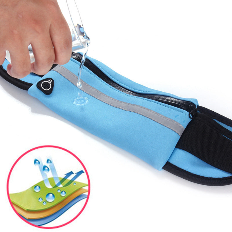 Sac banane de fitness avec poche, ceinture fine pour course à pied, jogging, randonnée, cyclisme, entraînement, sport, salle de sport parfait pour toute vos activités.