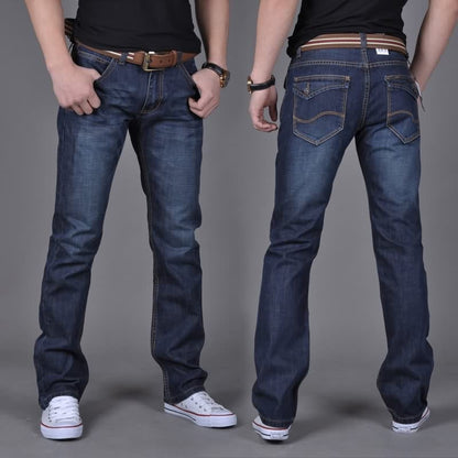 Jean patte droit pour homme