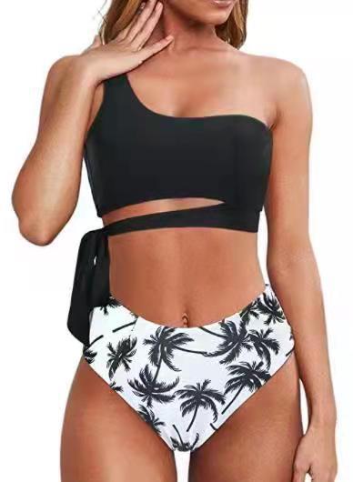 Women's High Waist Bikini Swimsuit With Straps