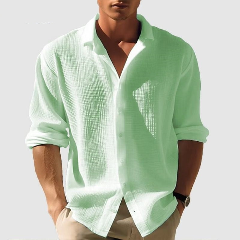 Hauts à manches longues et boutonnage simple pour homme