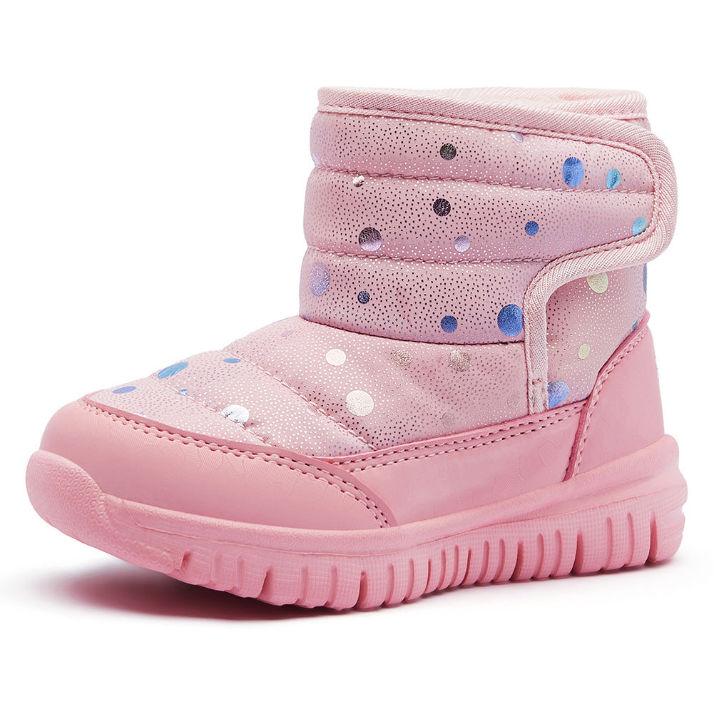 botte hiver double pour enfants confortable et chaude