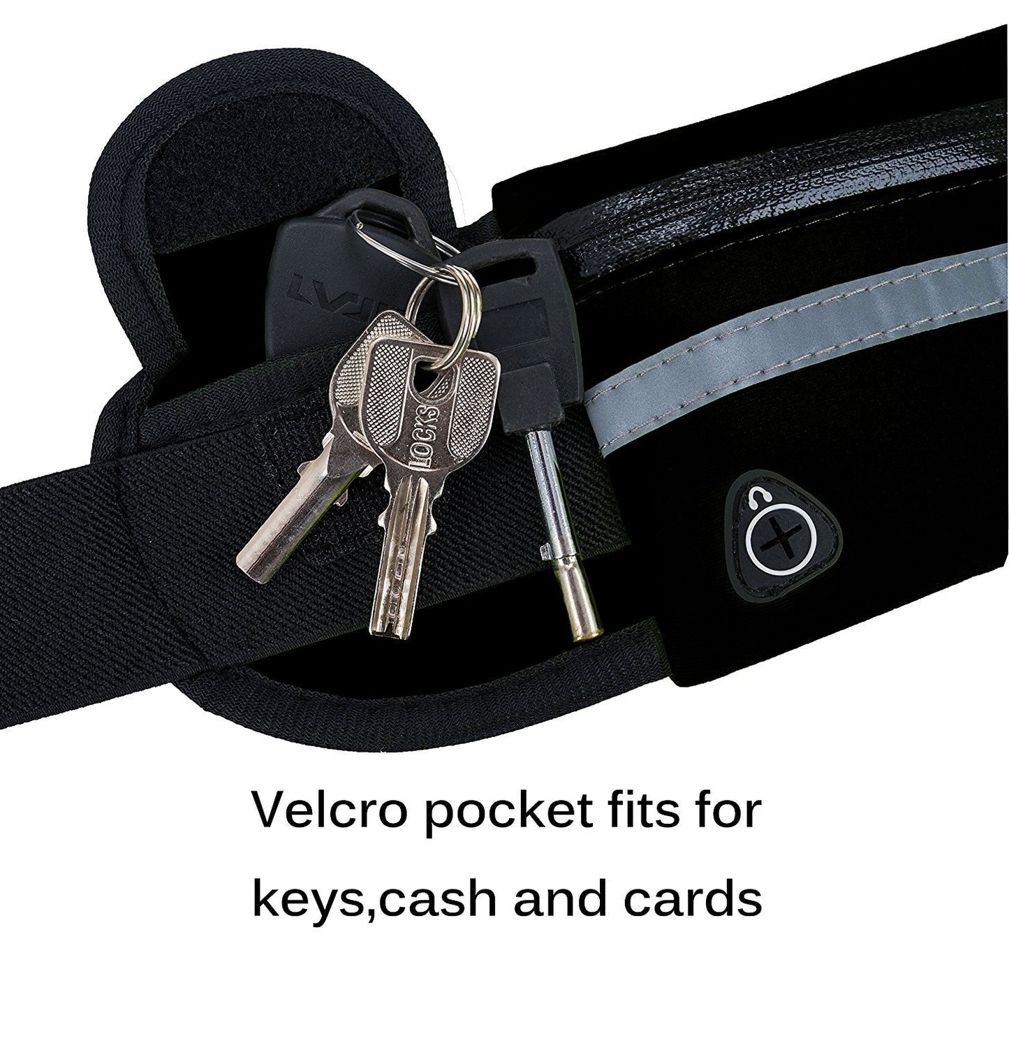 Sac banane de fitness avec poche, ceinture fine pour course à pied, jogging, randonnée, cyclisme, entraînement, sport, salle de sport parfait pour toute vos activités.