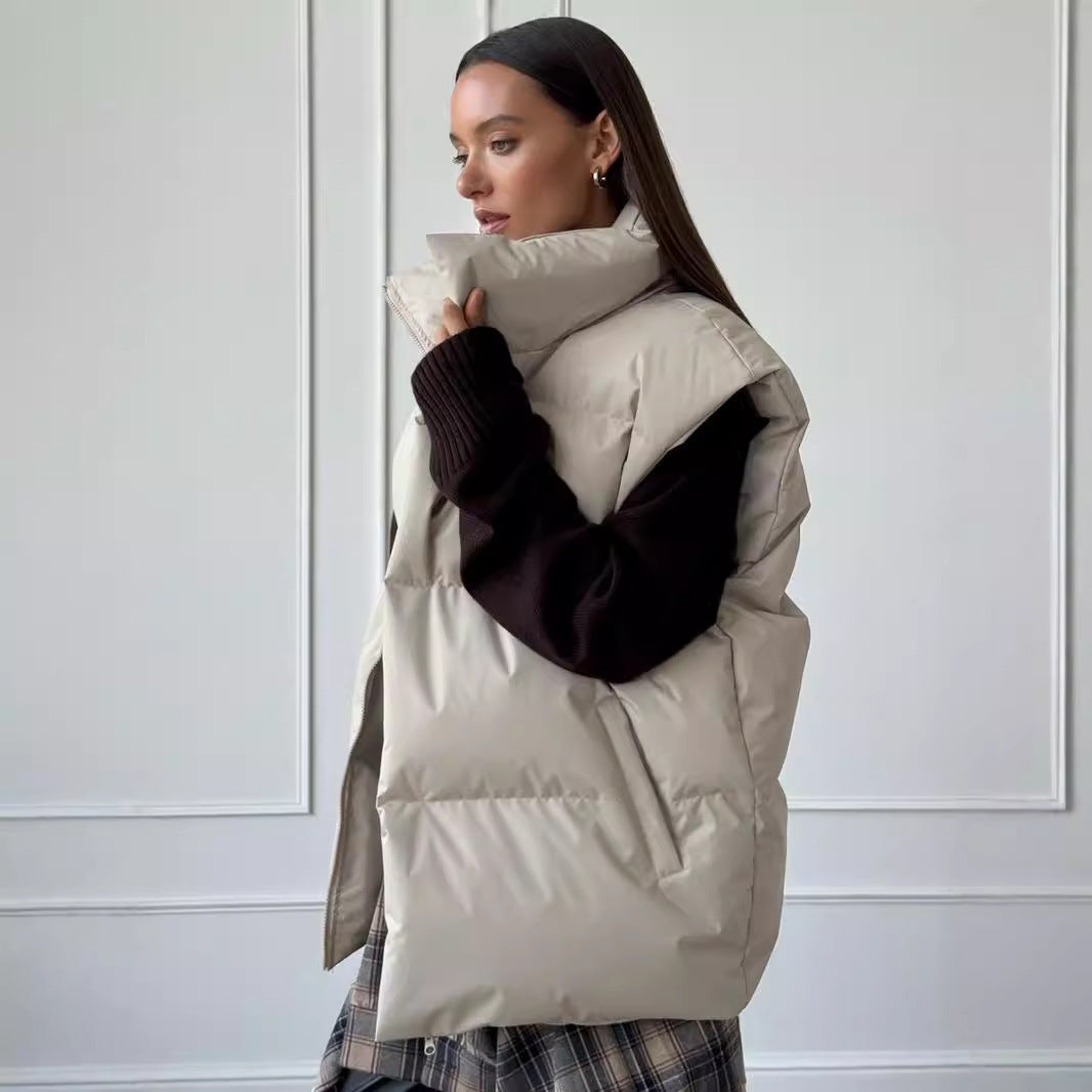 Gilet en coton européen et américain automne et hiver