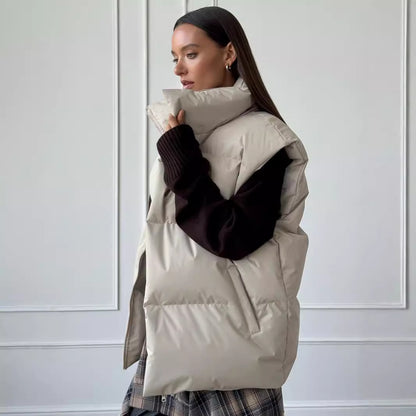 Gilet en coton européen et américain automne et hiver