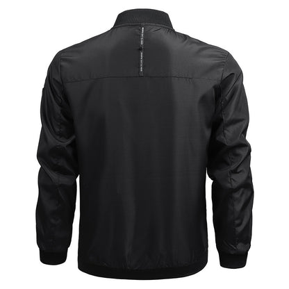 Manteau décontracté de couleur unie pour homme, printemps et automne