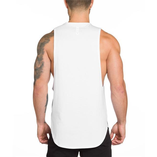 T-shirt long pour homme, idéal pour la musculation, la gym, l'entraînement et le sport