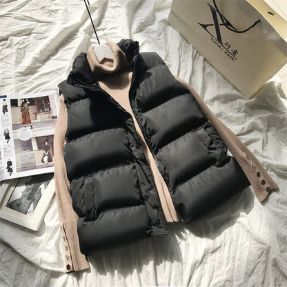 Women's Short All-match Thickened Down Cotton Vest