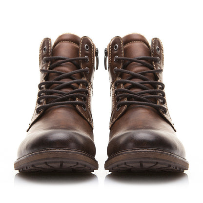 winter men warm shoes martin boots snow boots