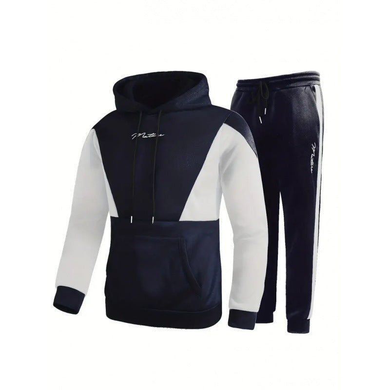 Ensemble 2 pièces pour homme stylée,  tissu confortable et ajustable.