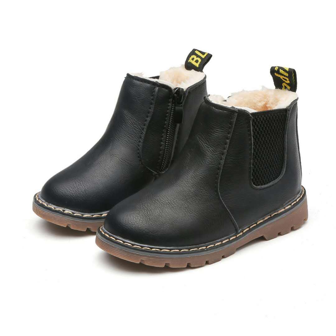 Bottes Doc Martens décontractées pour garçons et filles, chaussures rétro à la mode pour enfants nous avion botte doublé et non doublé.