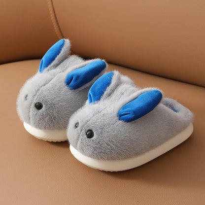 petite pantoufle lapin très chaud et confortable pour enfants