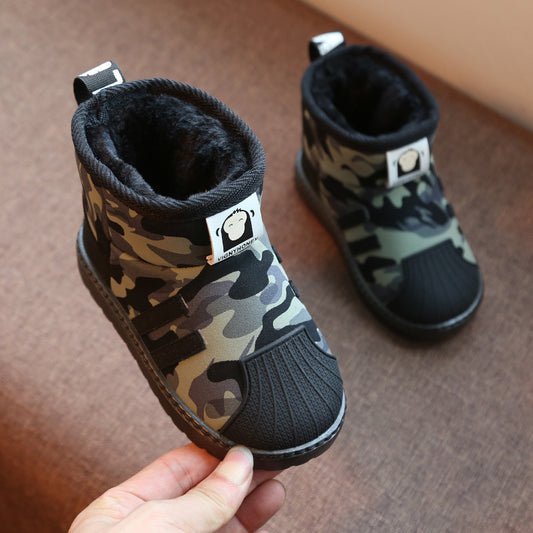 Bottes camouflage pour bébé garçons