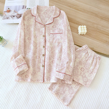 Pyjamas manche longue 2 pièce tendances pour femmes