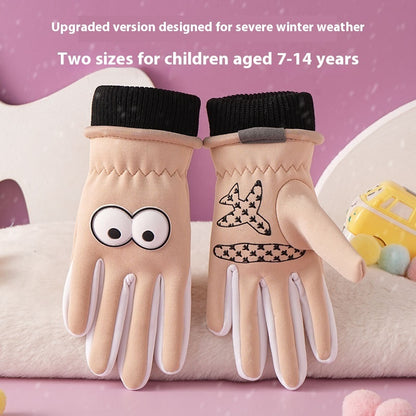 Gants Automne-hiver pour enfants Résistantes à l'eau, chaudes